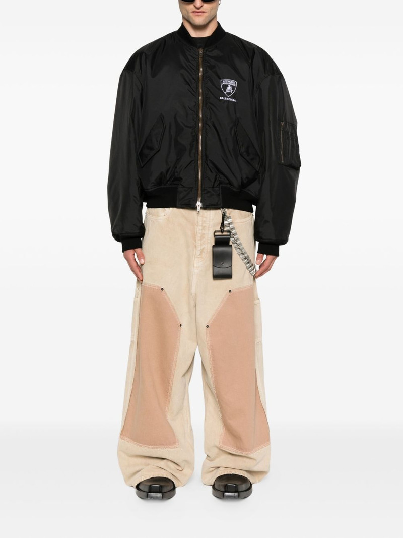 BALENCIAGA Automobili Lamborghini-logo bomber jacket outlook