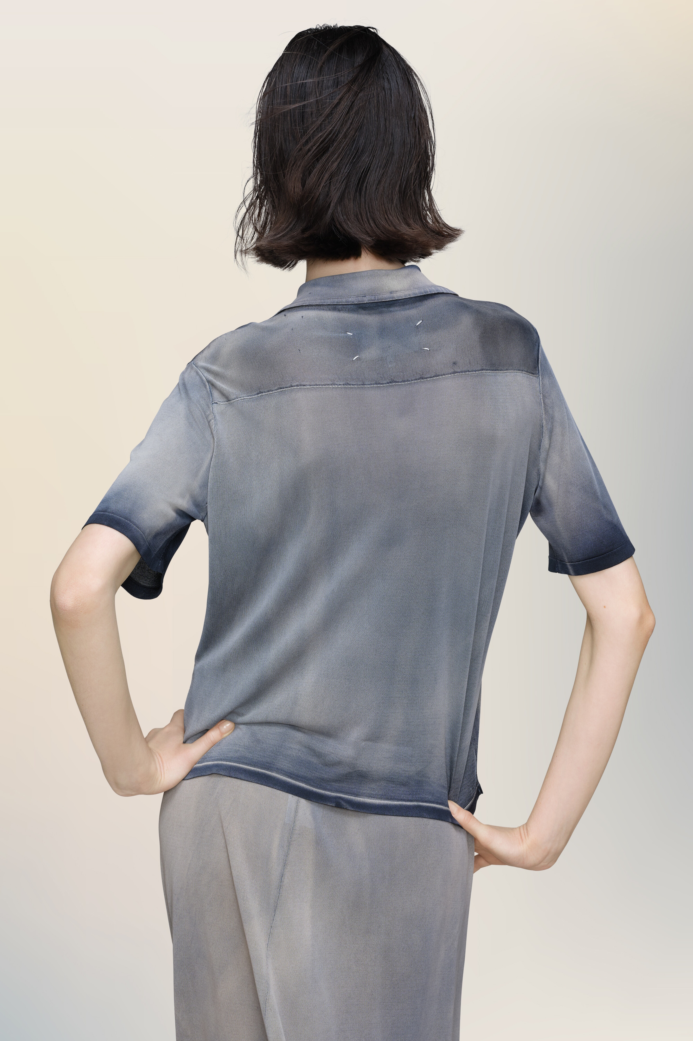 Sun-faded polo top - 5