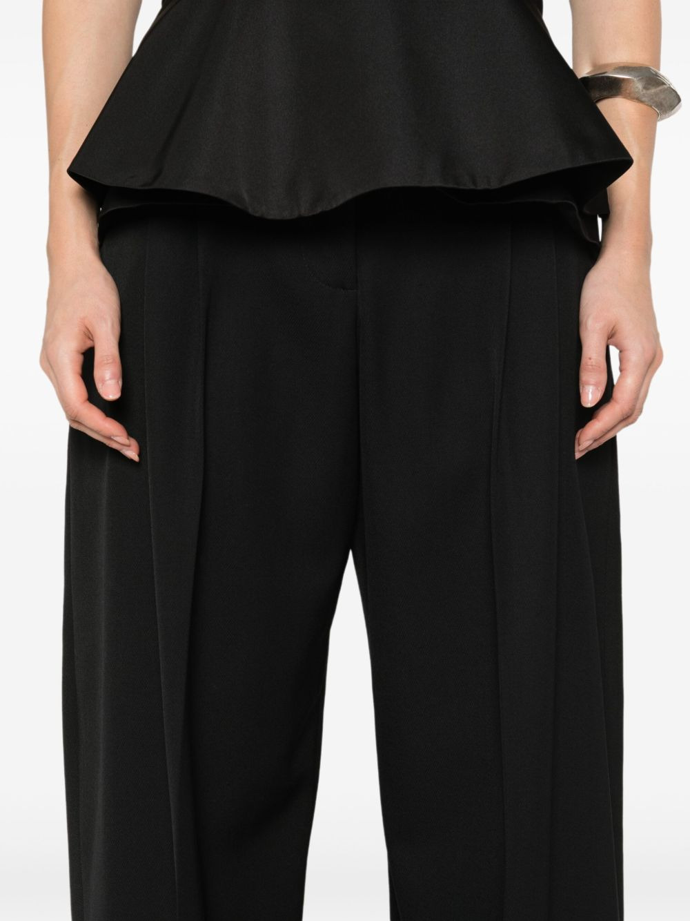 cotton tapered trousers - 5