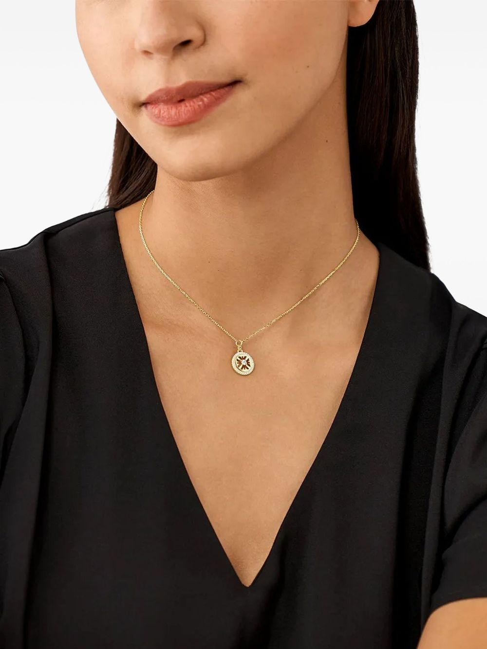 circular pendant necklace - 2