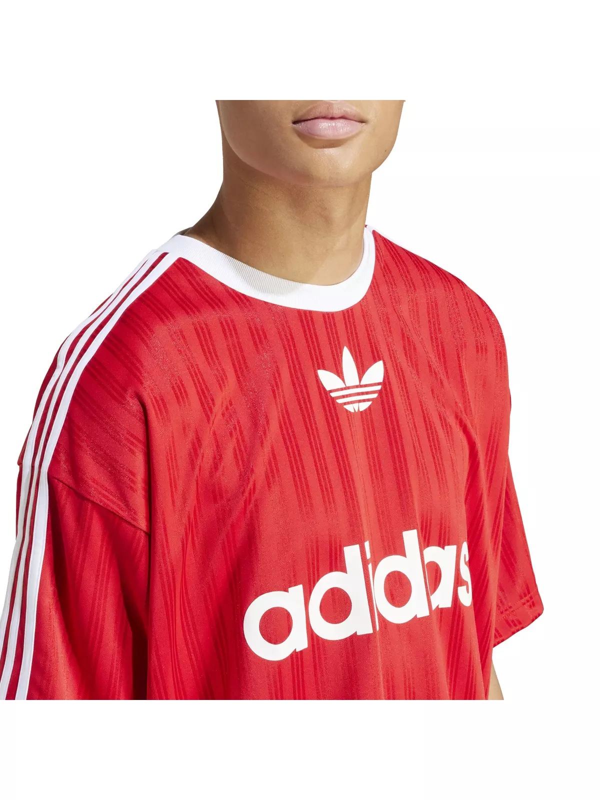 Men's Adicolor Poly Tee - Red - 5