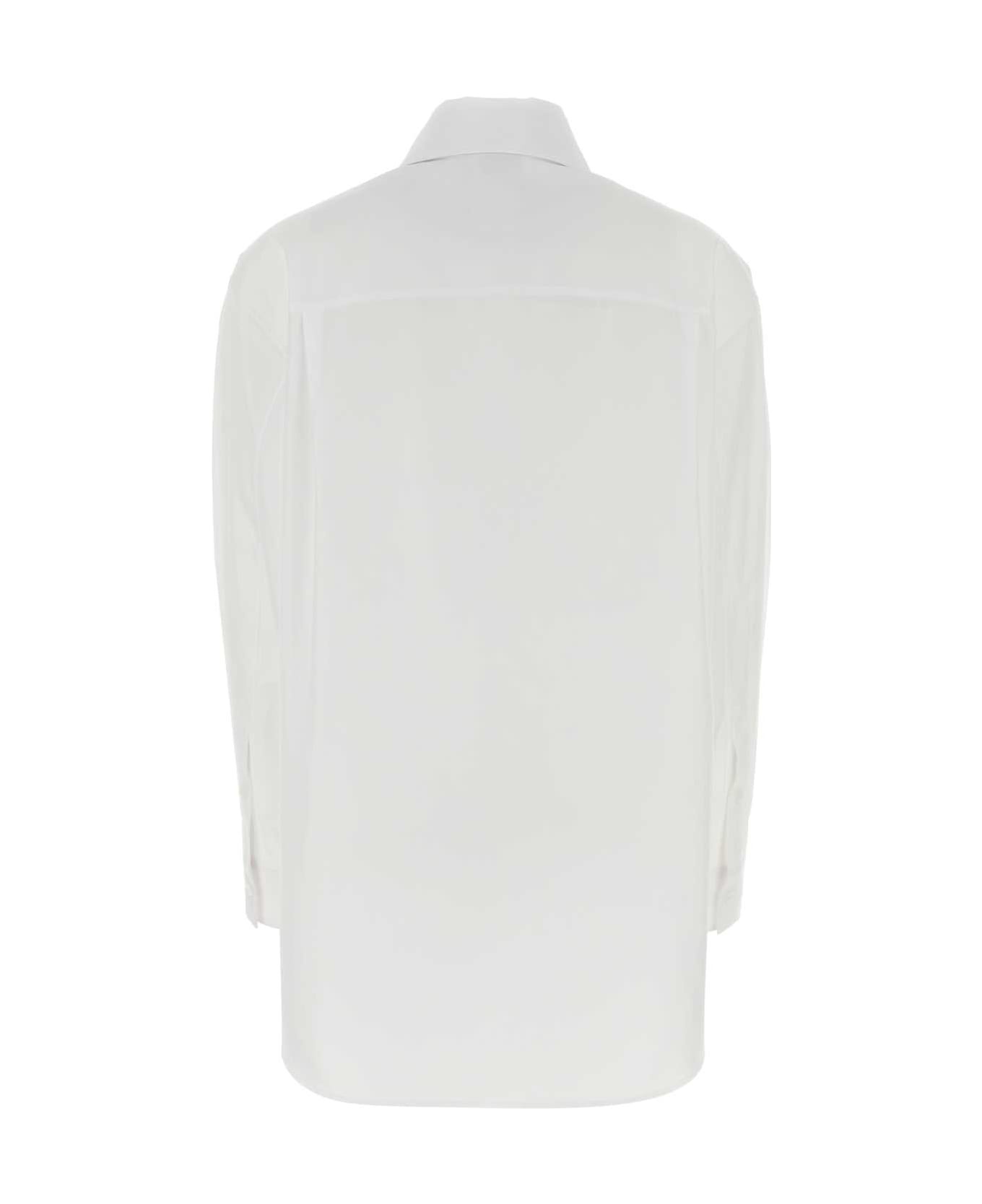 White Poplin Shirt - 2