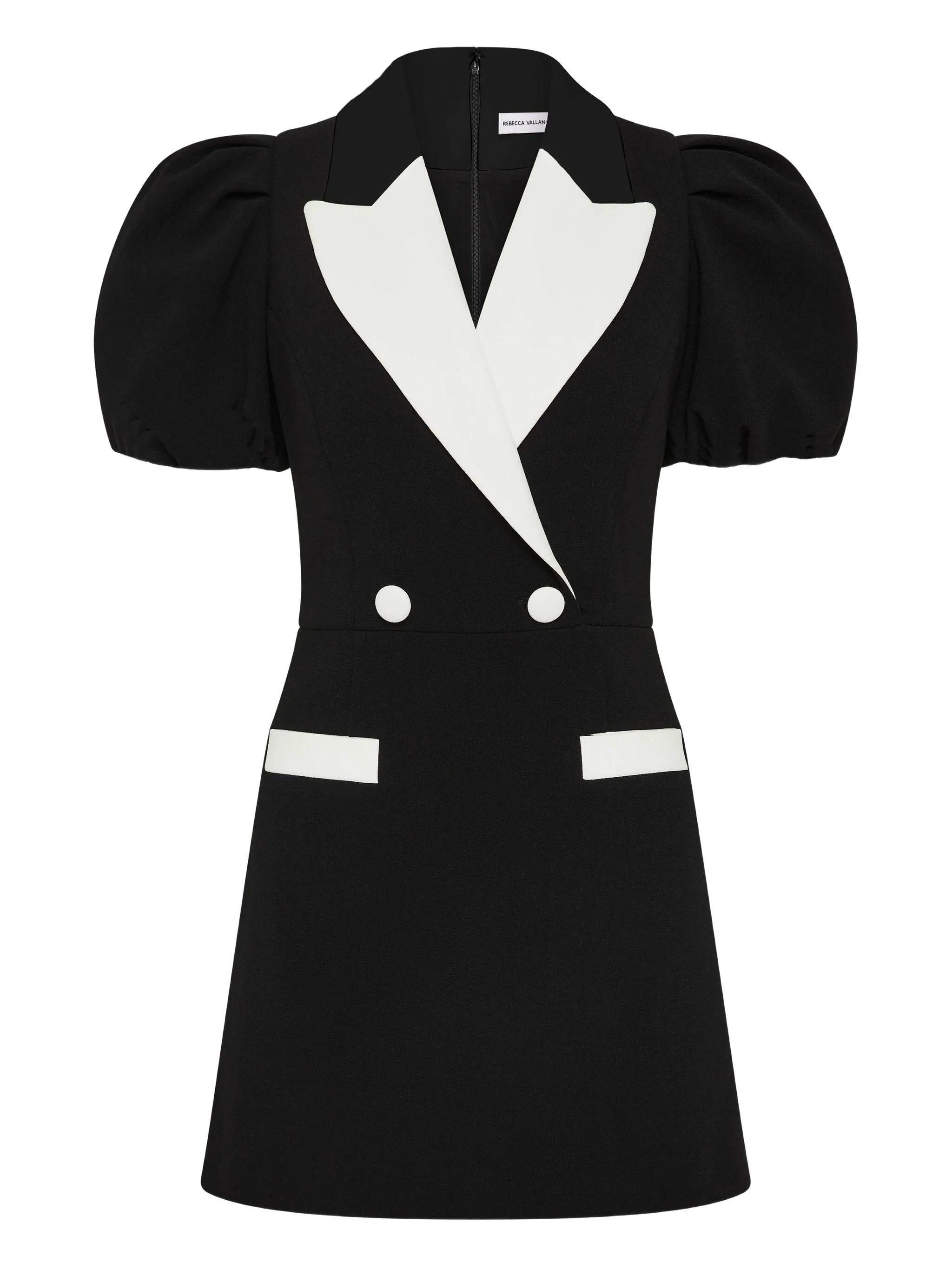 Rebecca Vallance Emma Puff-sleeve Double-breasted Dress - 1