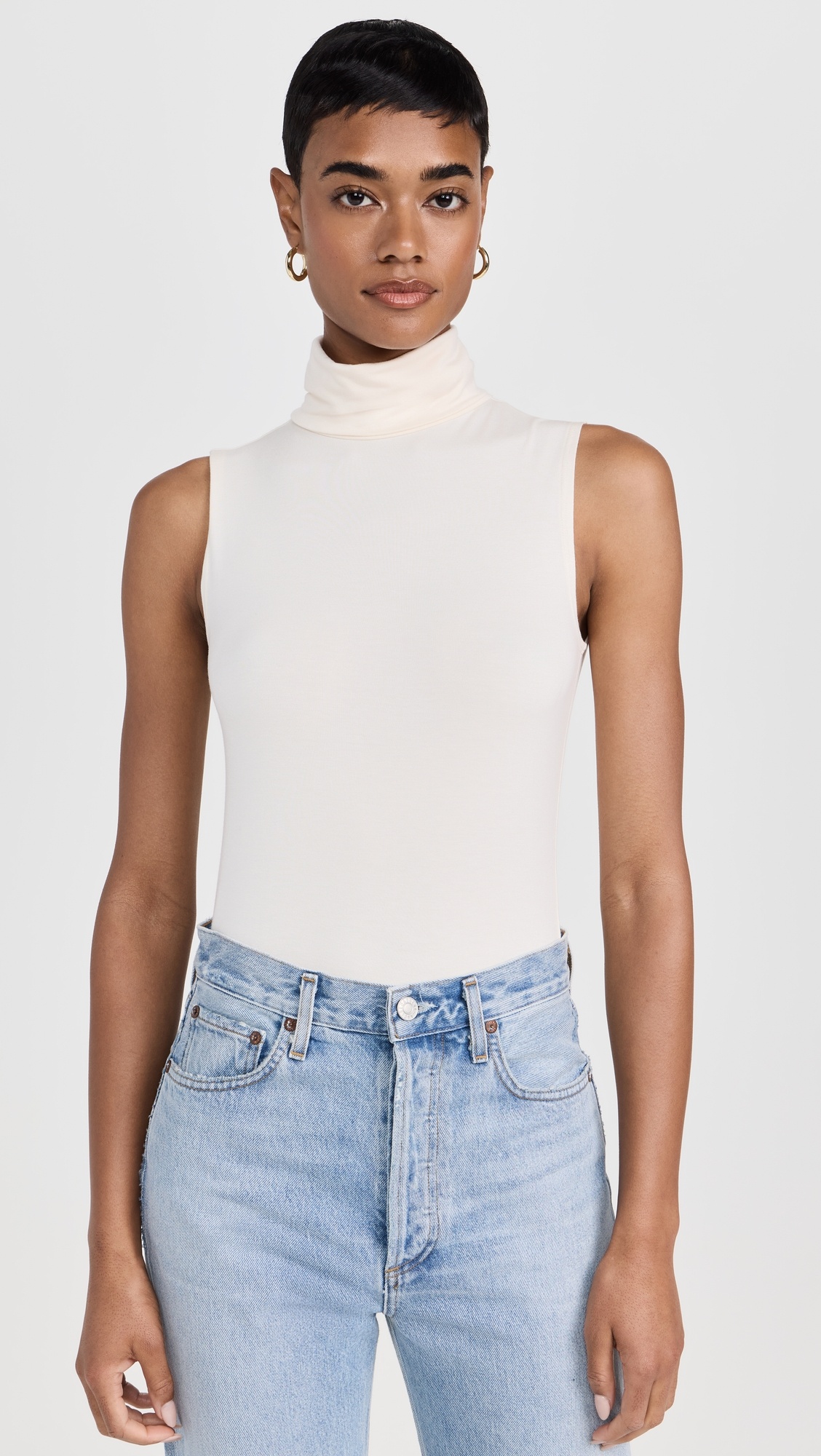 Ceci Sleeveless Turtleneck Tee - 6
