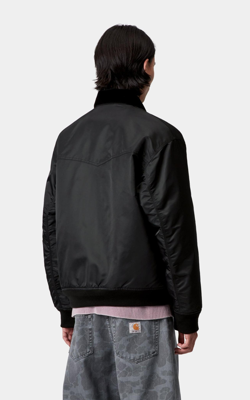 SANTA FE ALUMNI JACKET BLACK/SCARLET - 5