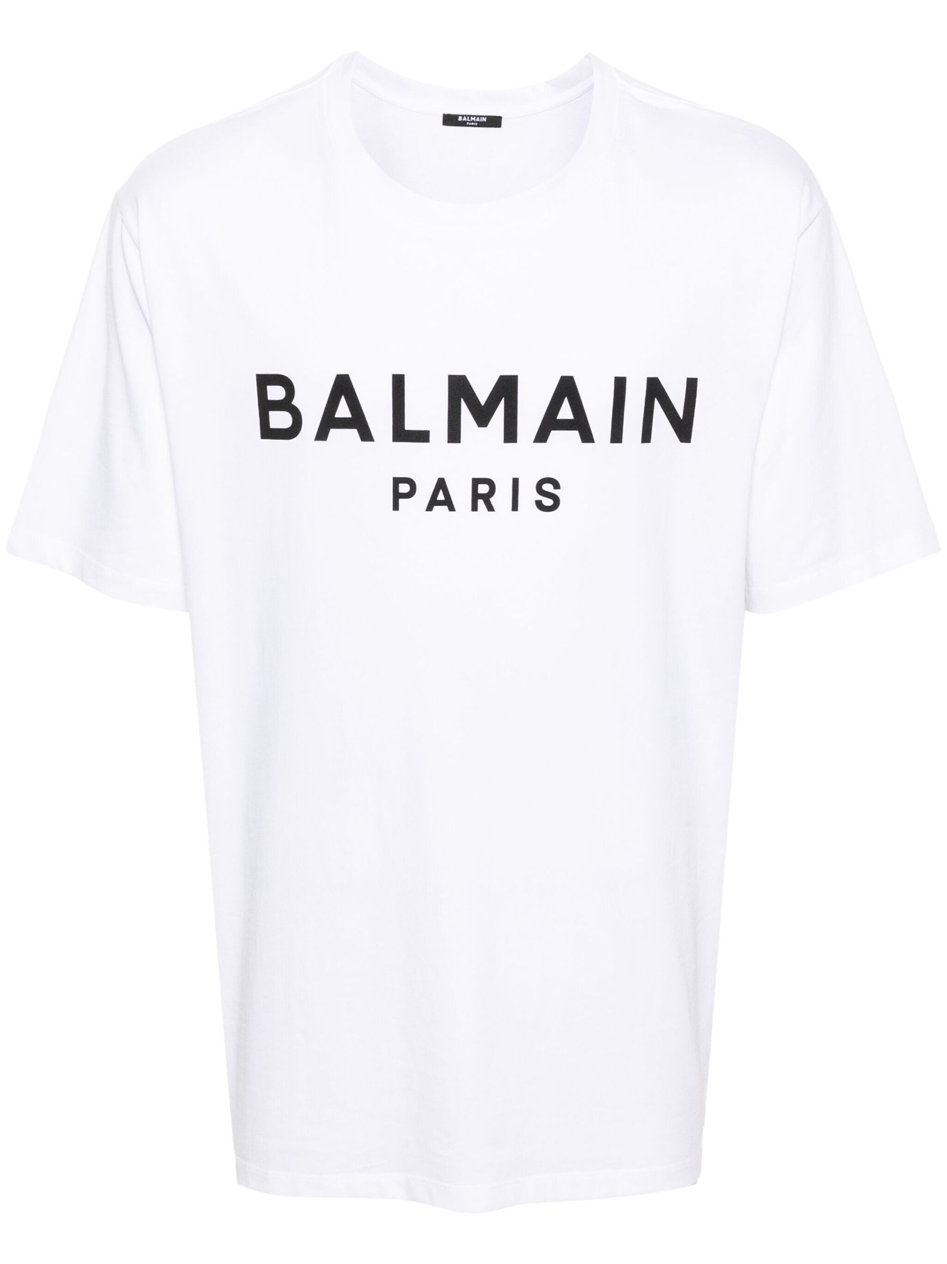 white logo-print cotton T-shirt - 1