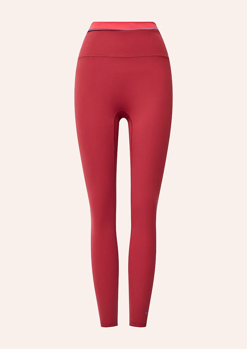 REFLECT FULL LENGTH LEGGING IN CHERRY & STRAWBERRY - 1