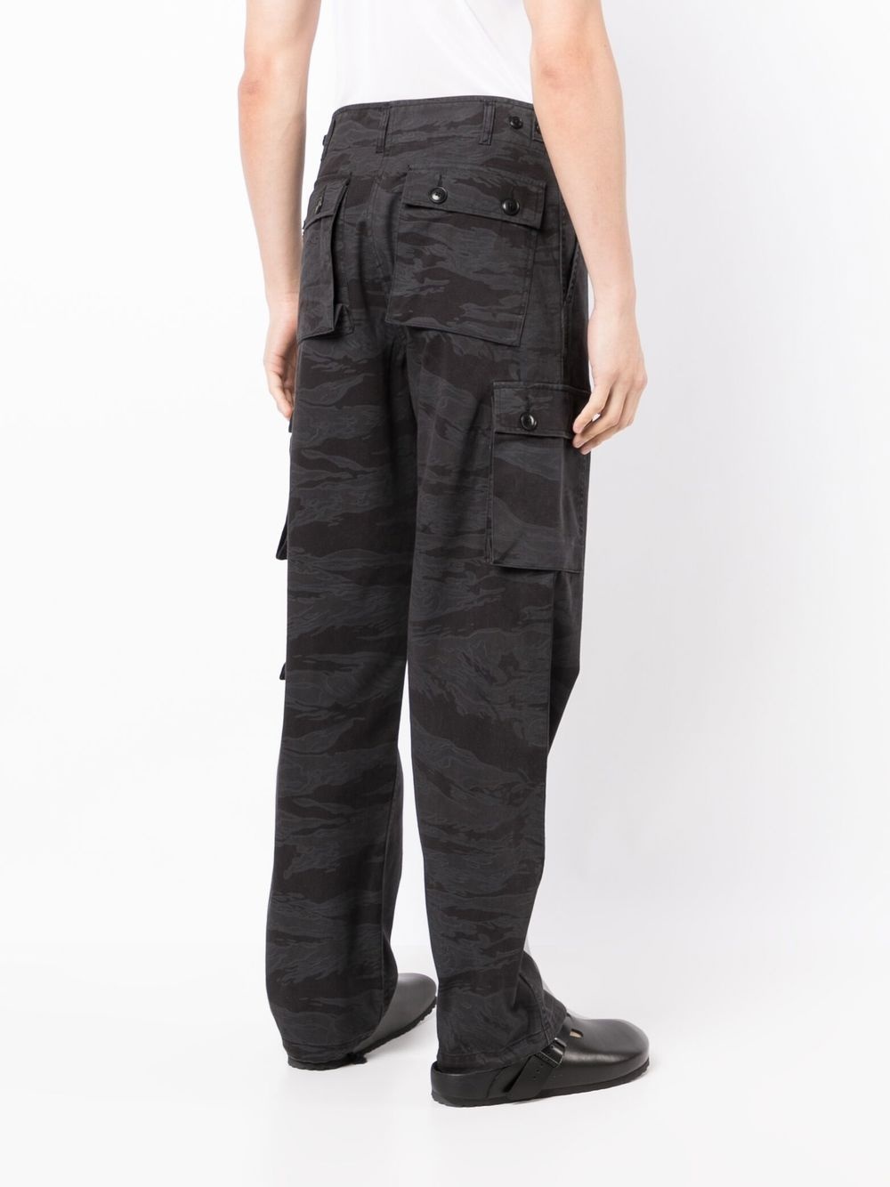 camouflage-print cargo trousers - 4