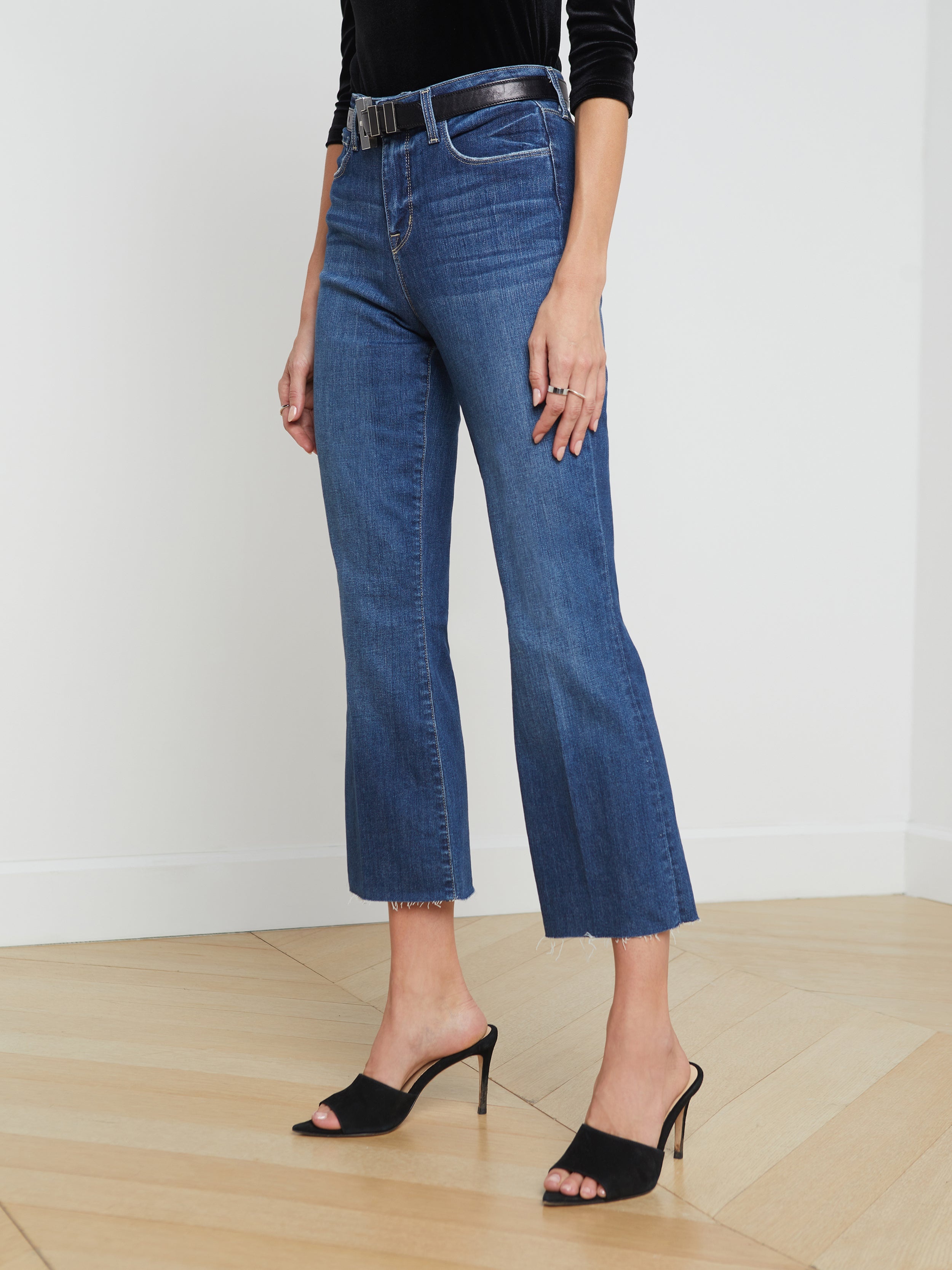 Kendra Cropped Flare Jean - 4