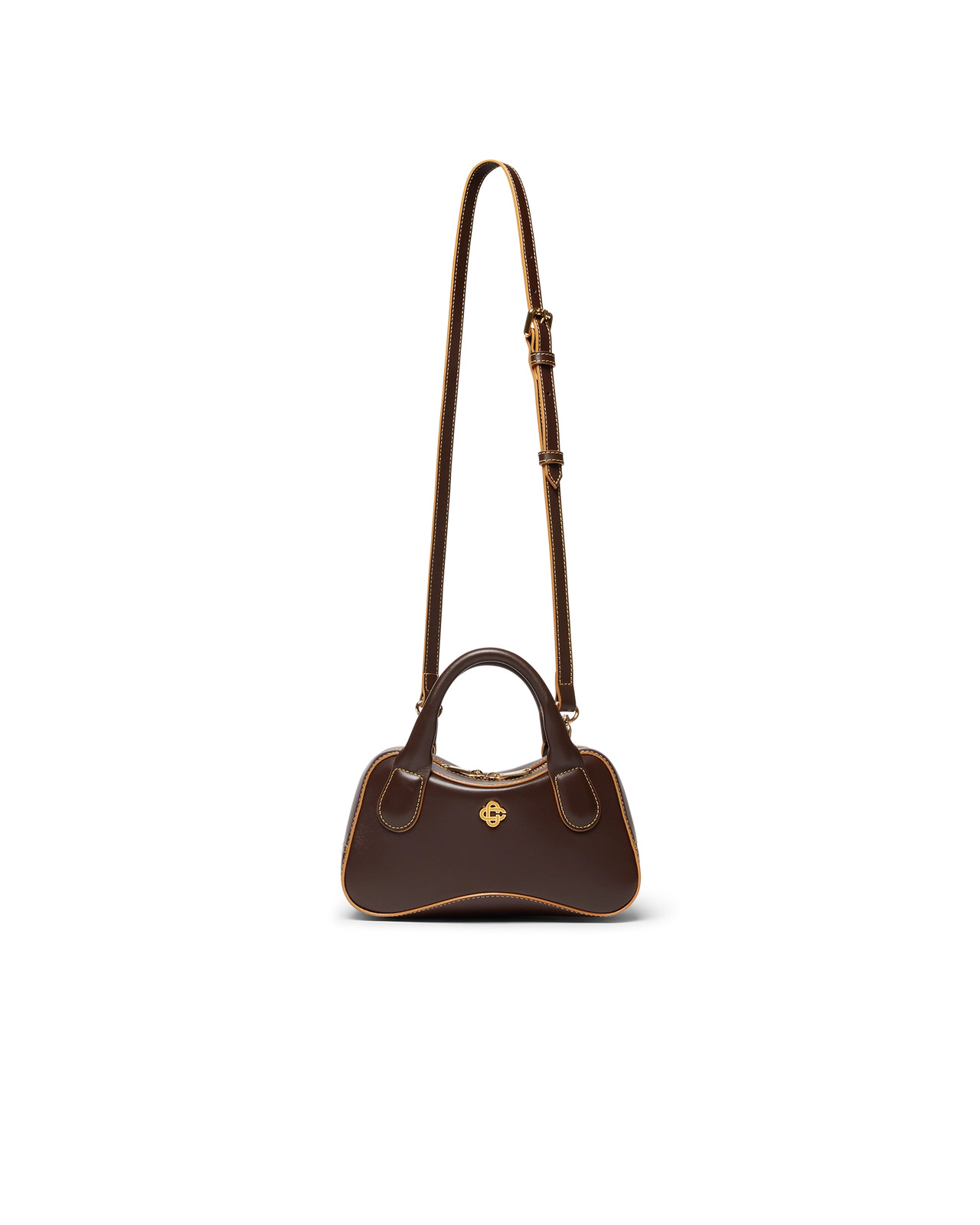 Brown Micro Bowling Bag | Casablanca Paris - 3