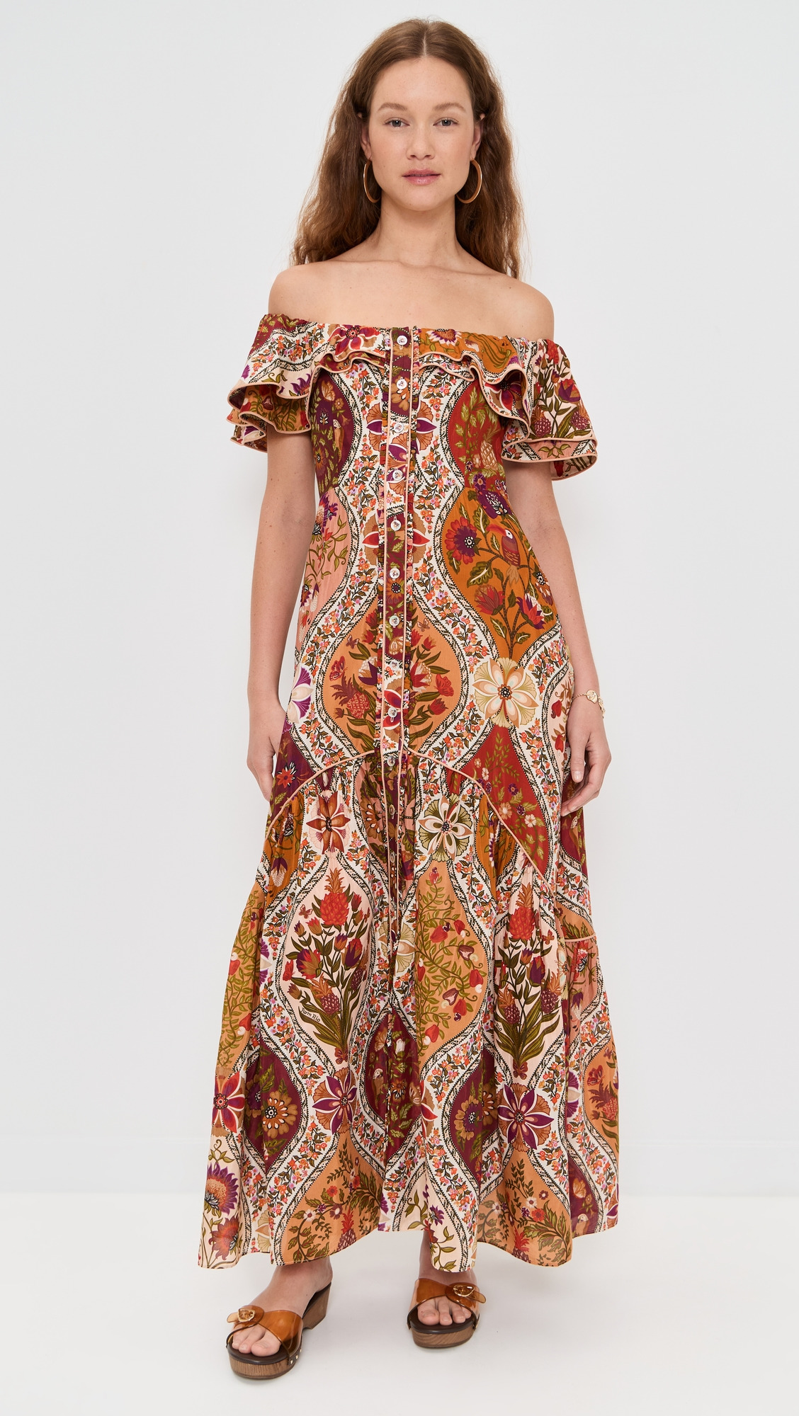 Off Shoulder Maxi Dress - 6