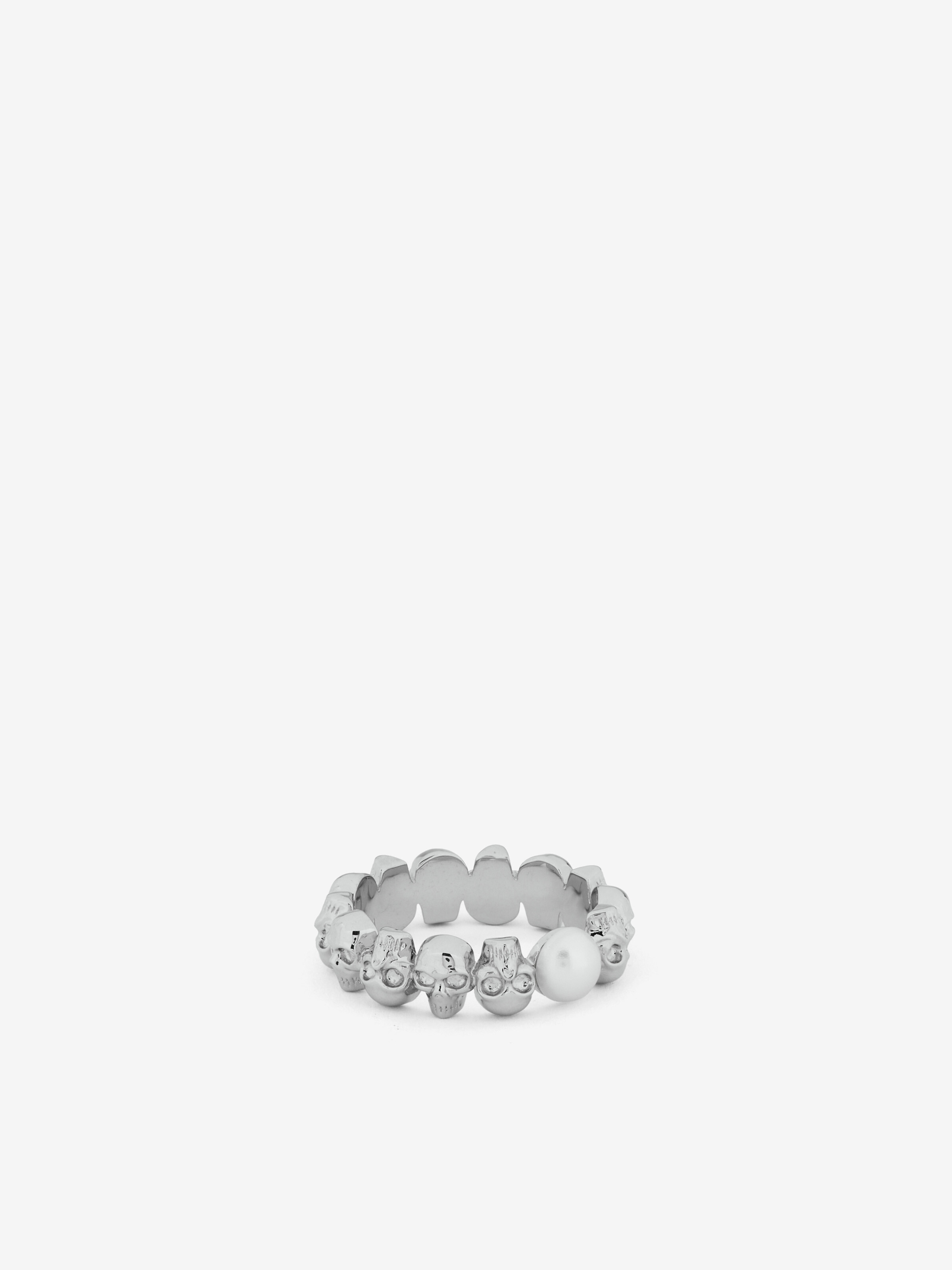 Skull And Pearl Ring - 3