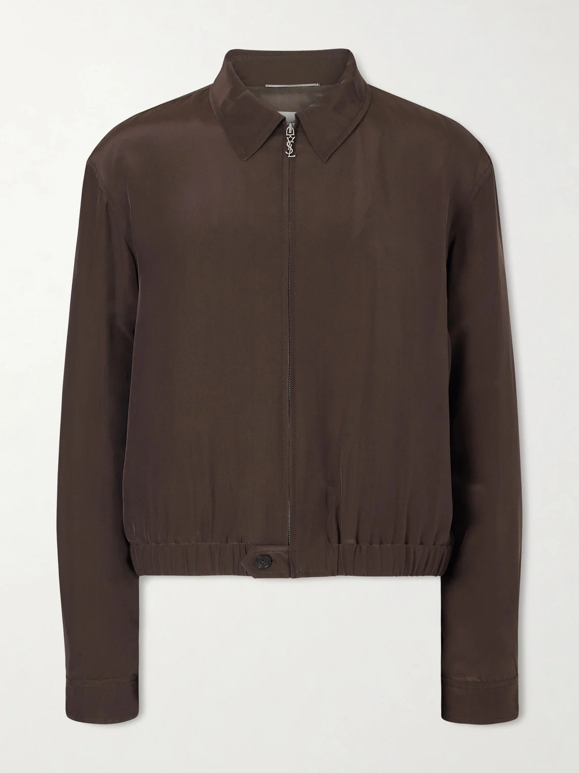 Satin Blouson Jacket - 1