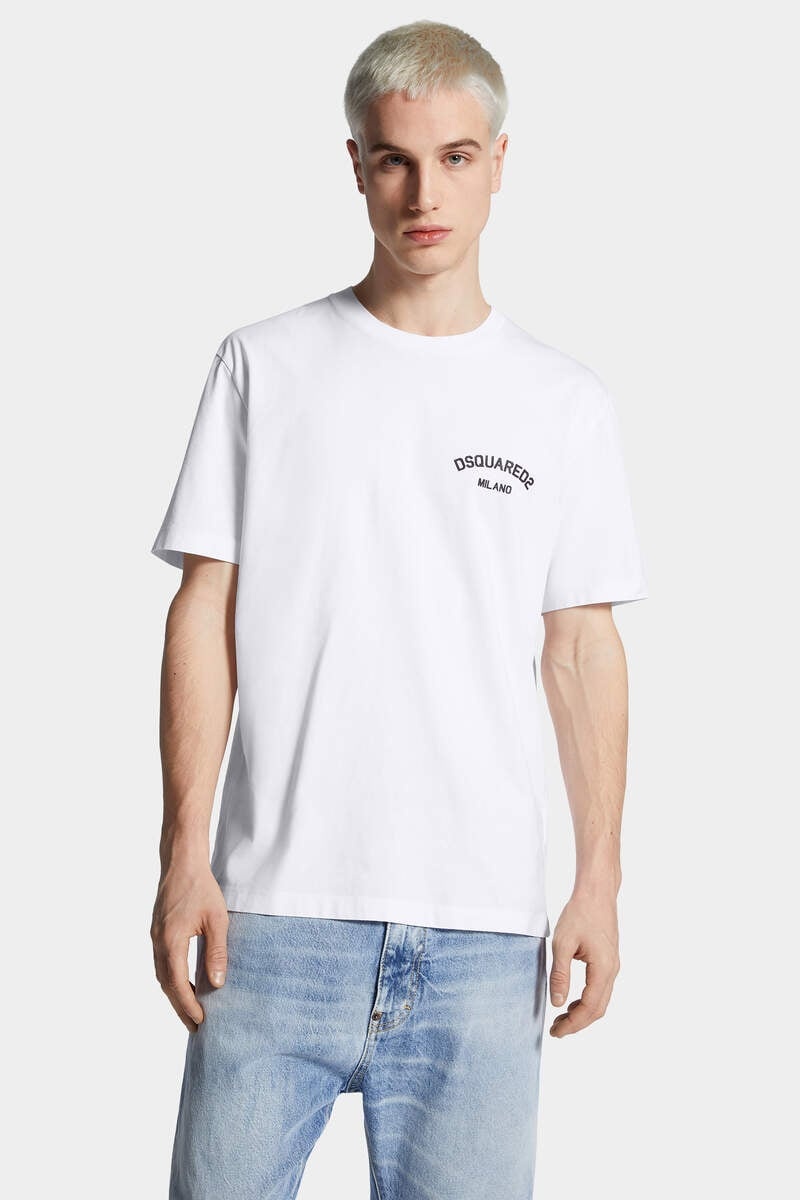 REGULAR FIT DSQUARED2 MILANO T-SHIRT - 3