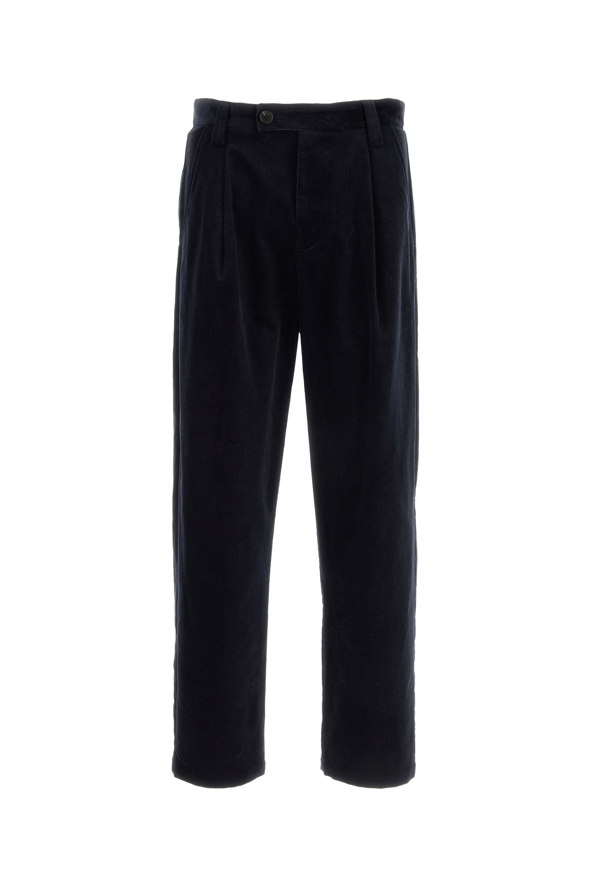 Dark blue corduroy Renato pant - 1