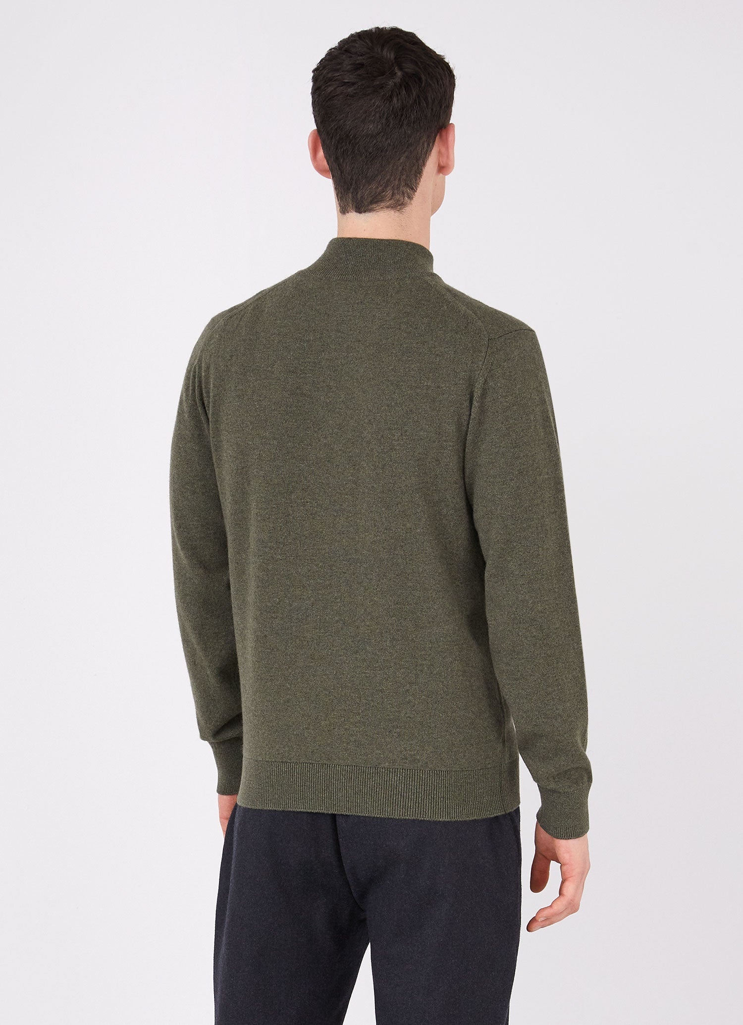 Cashmere Zip Neck Jumper - 4