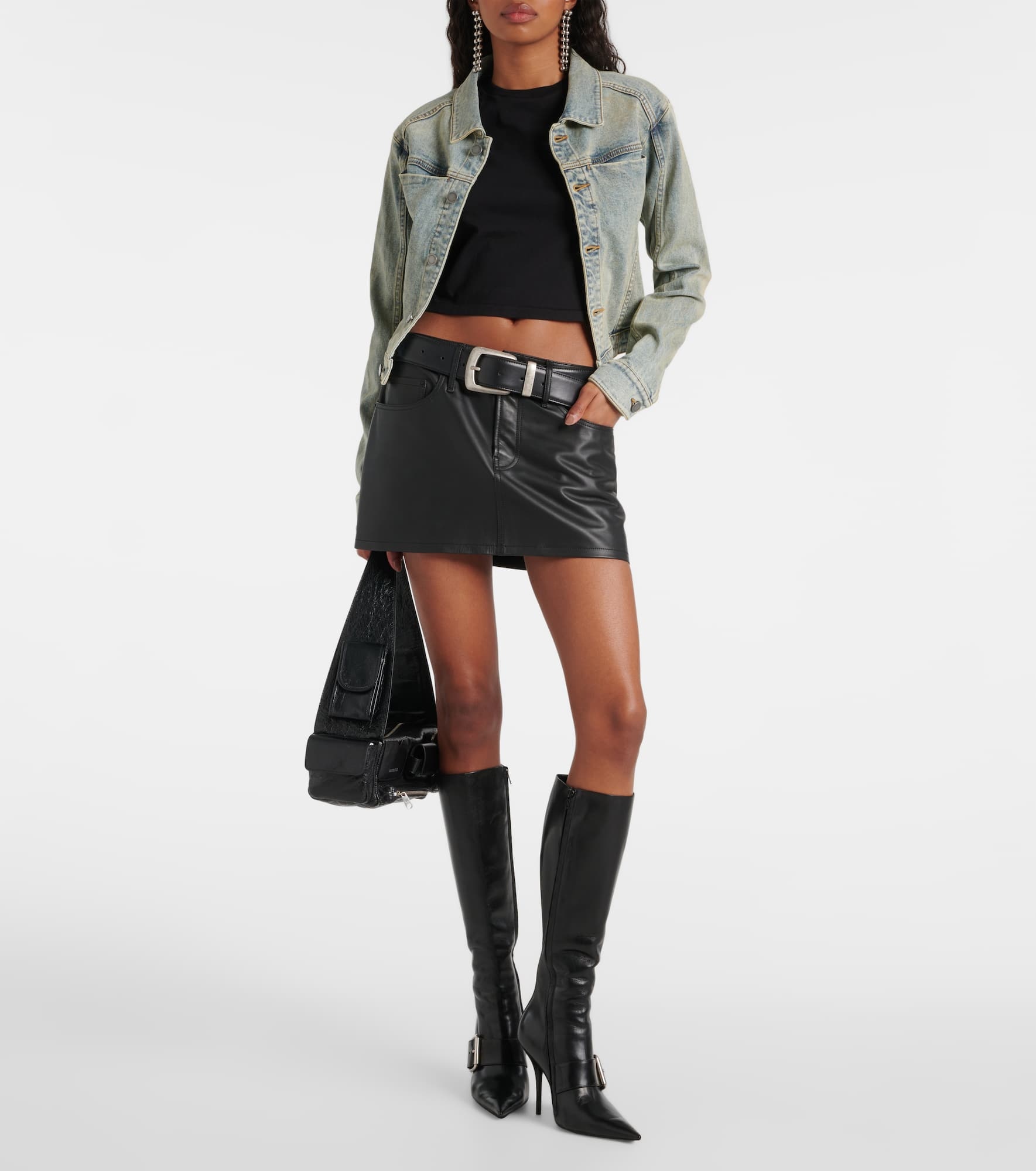 Cotton jersey crop top - 2