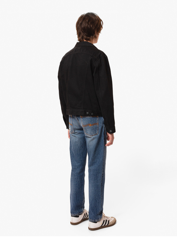 Danny Rinsed Denim Jacket Black - 4