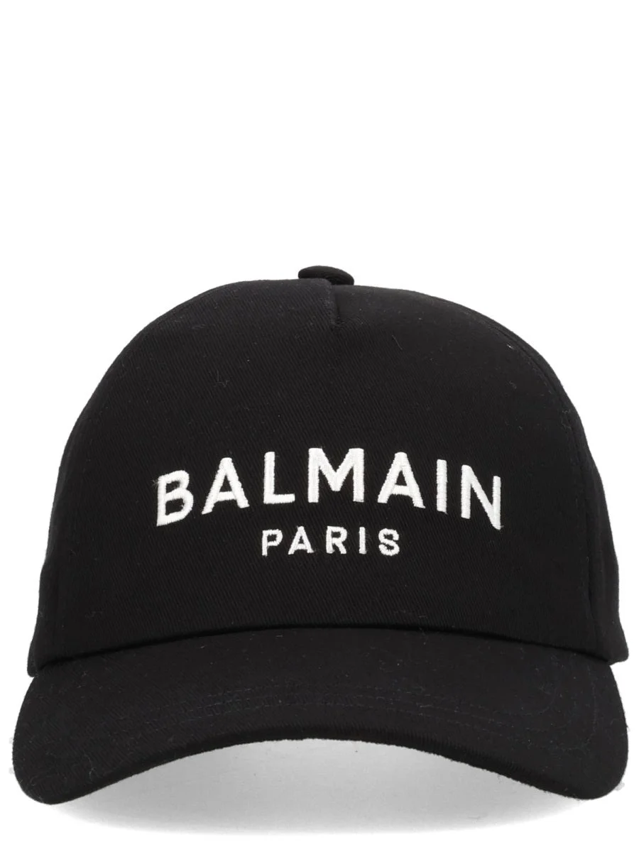 Balmain Men Baseball Hat With Logo - 1