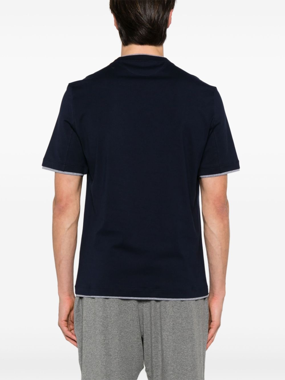 layered-effect T-shirt - 3