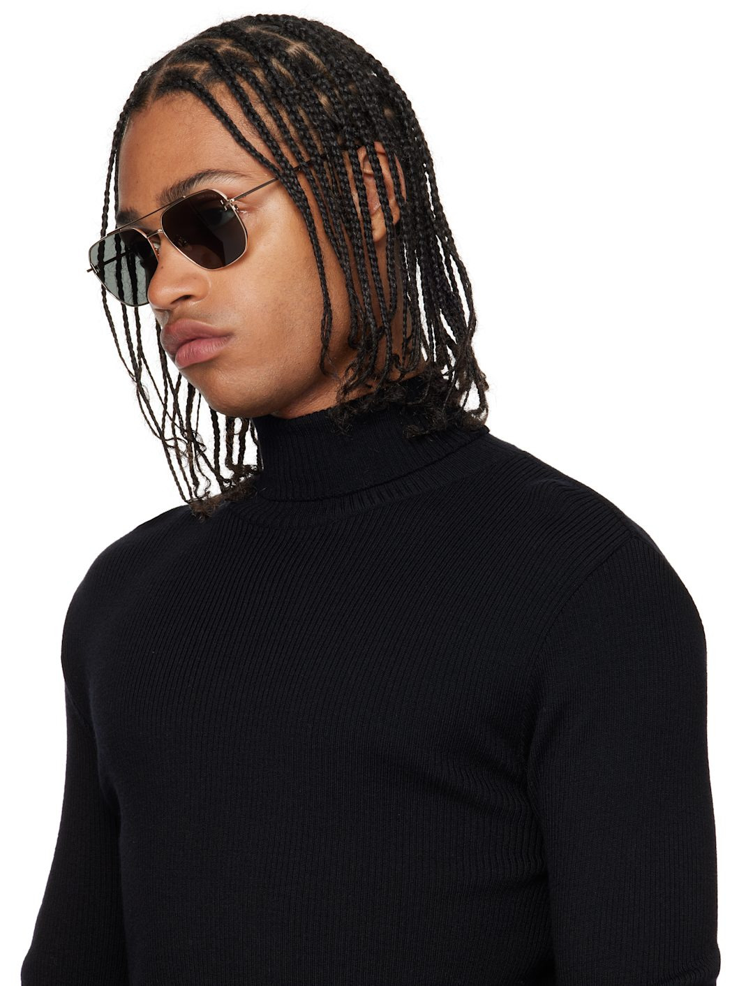 Gold Aviator Sunglasses - 4
