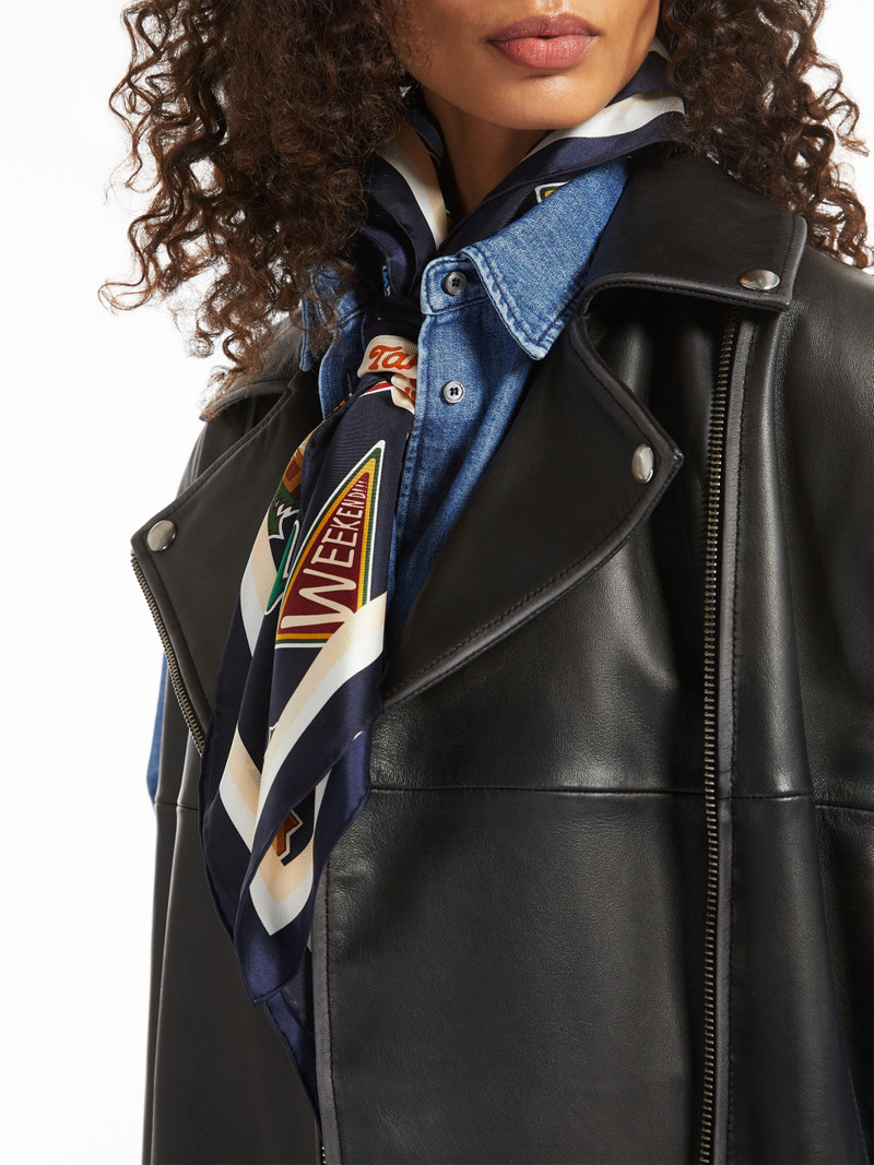 ONESTO Printed silk maxi pocket square 4