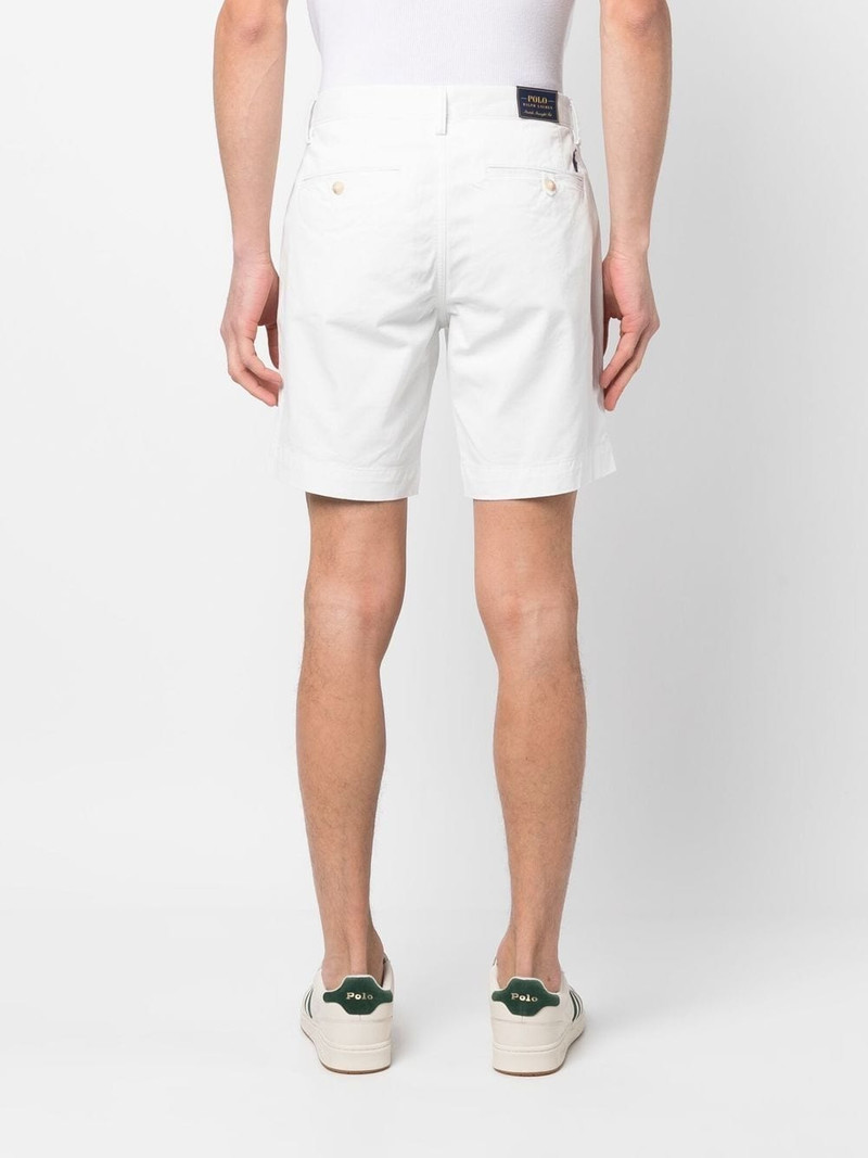logo patch chino shorts 4