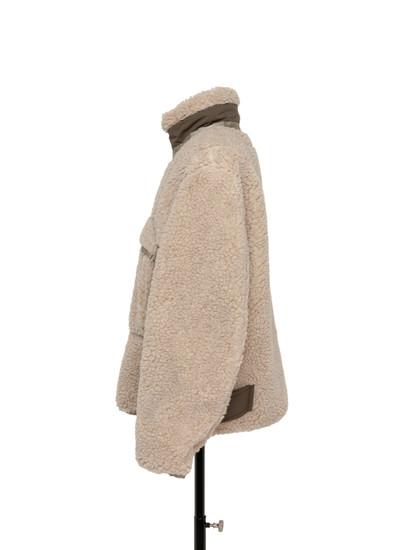 sacai Faux Shearling Pullover outlook