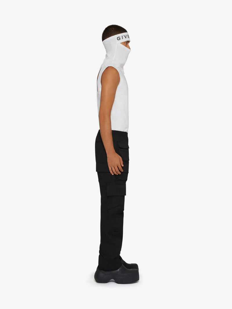 SLEEVELESS BALACLAVA TOP WITH CUTS 3