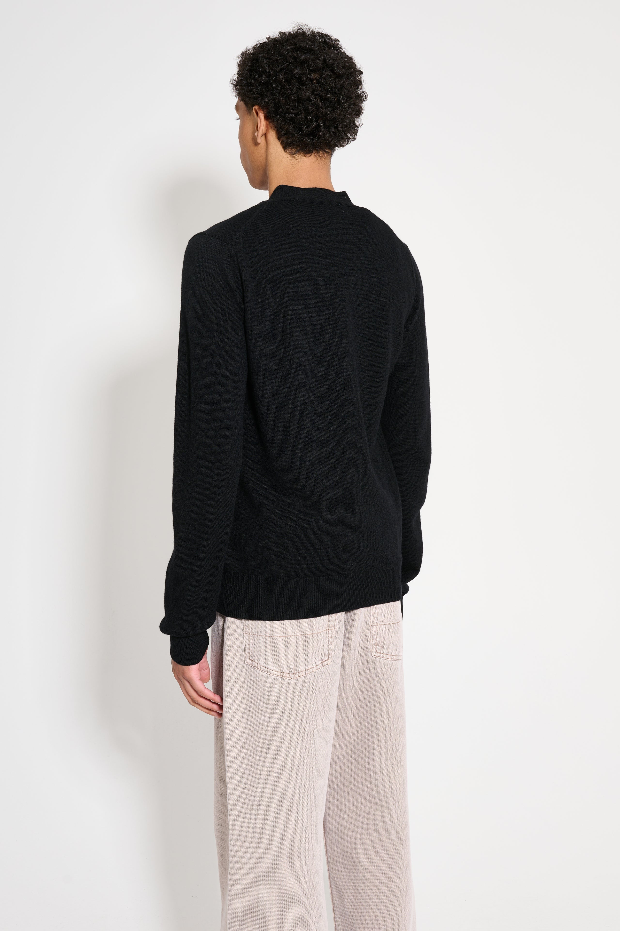 COMME DES GARÇONS PLAY X INVADER CARDIGAN BLACK - 4