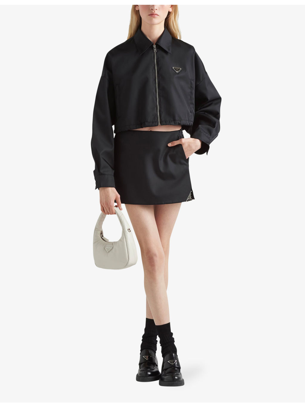 Re-Nylon cropped recycled-nylon jacket - 2