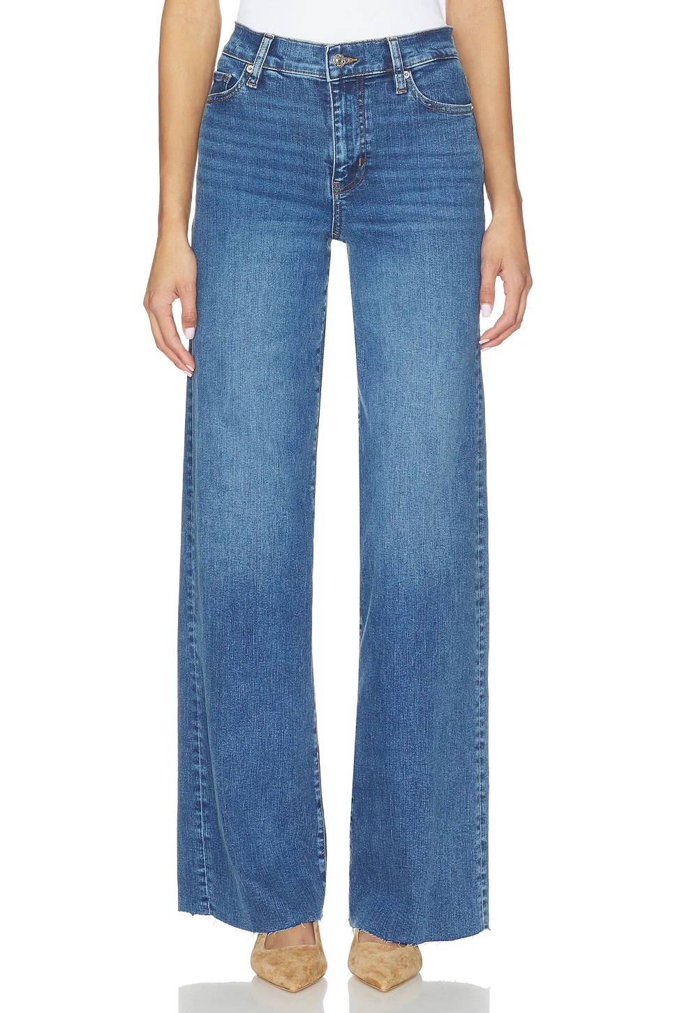 Le Slim Palazzo Long Jeans - 1
