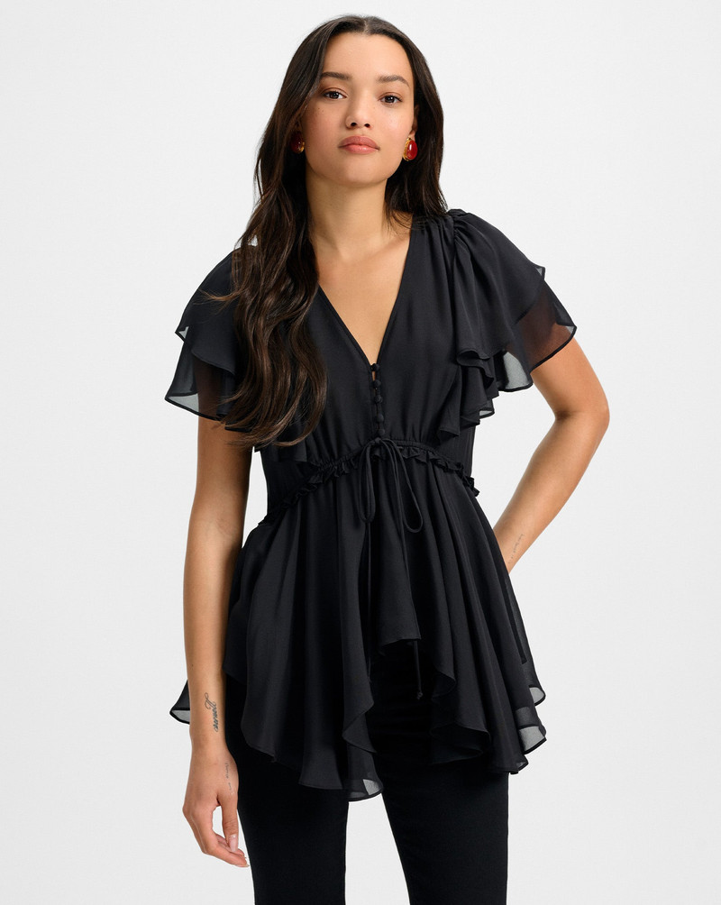VERONICA BEARD SAMMIE SILK BLOUSE outlook