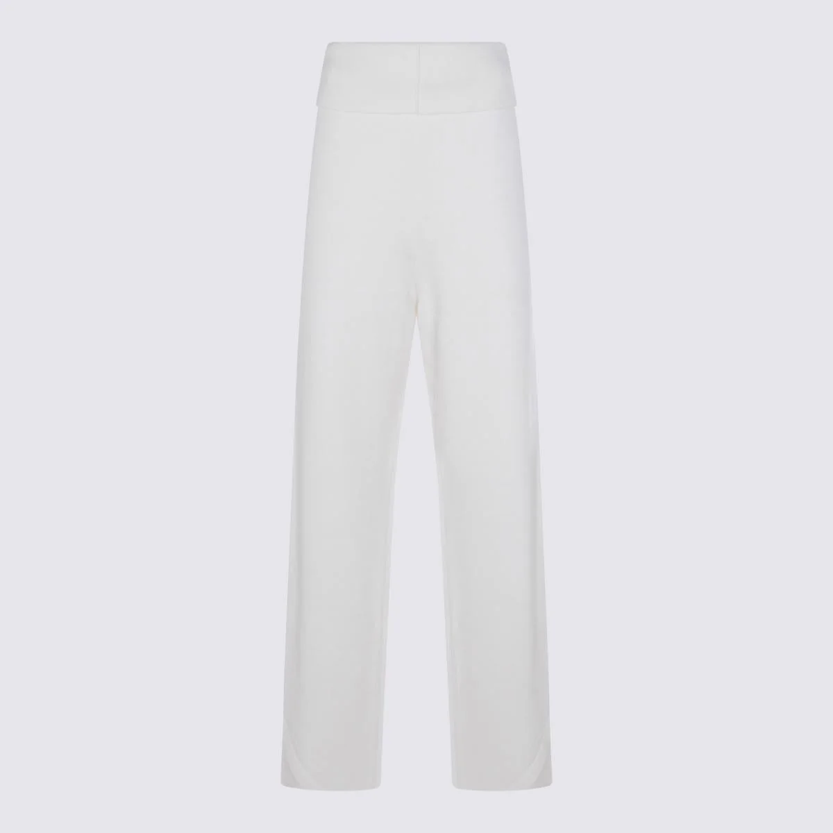 Aya Muse White Cotton Pants - 1