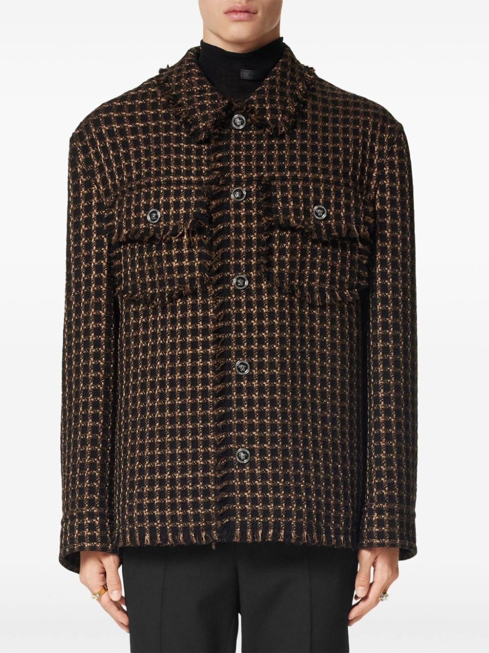 plaid shirt jacket - 3