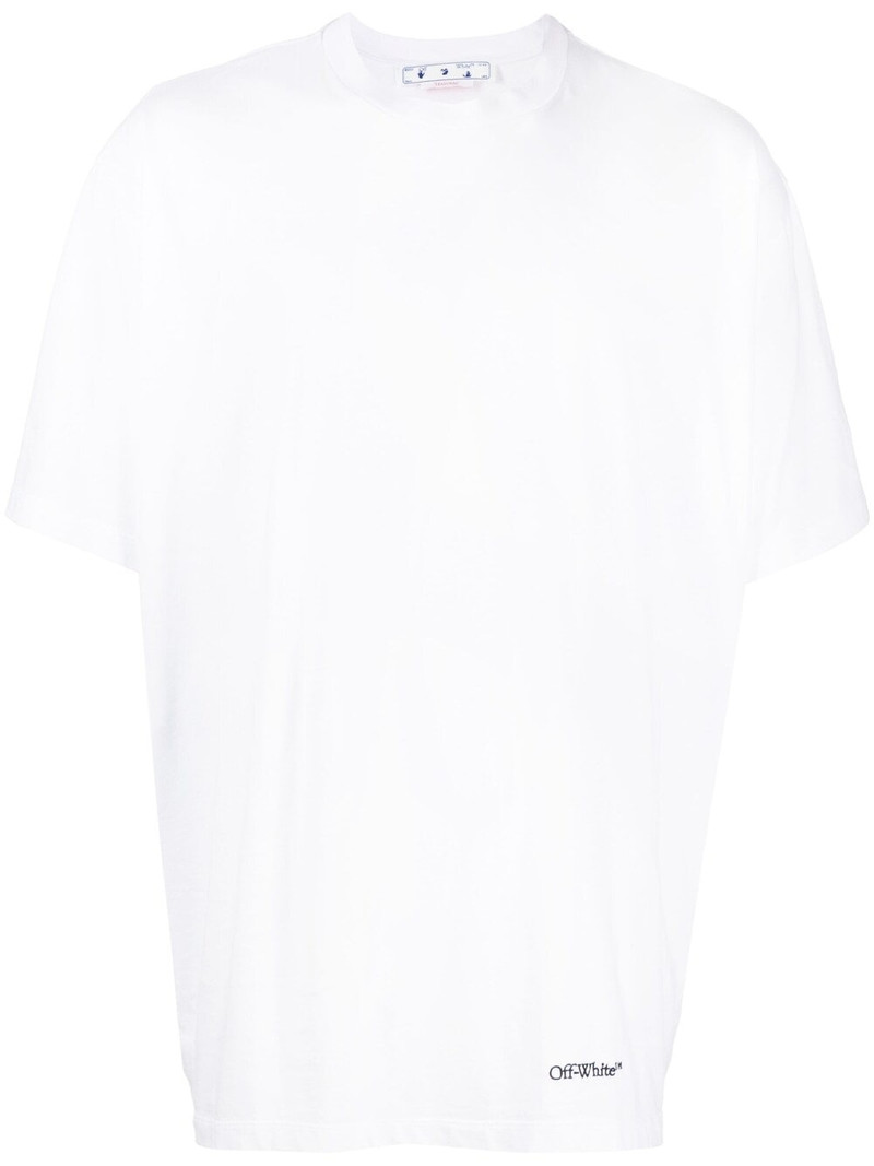 Scribble Diag print T-shirt 1