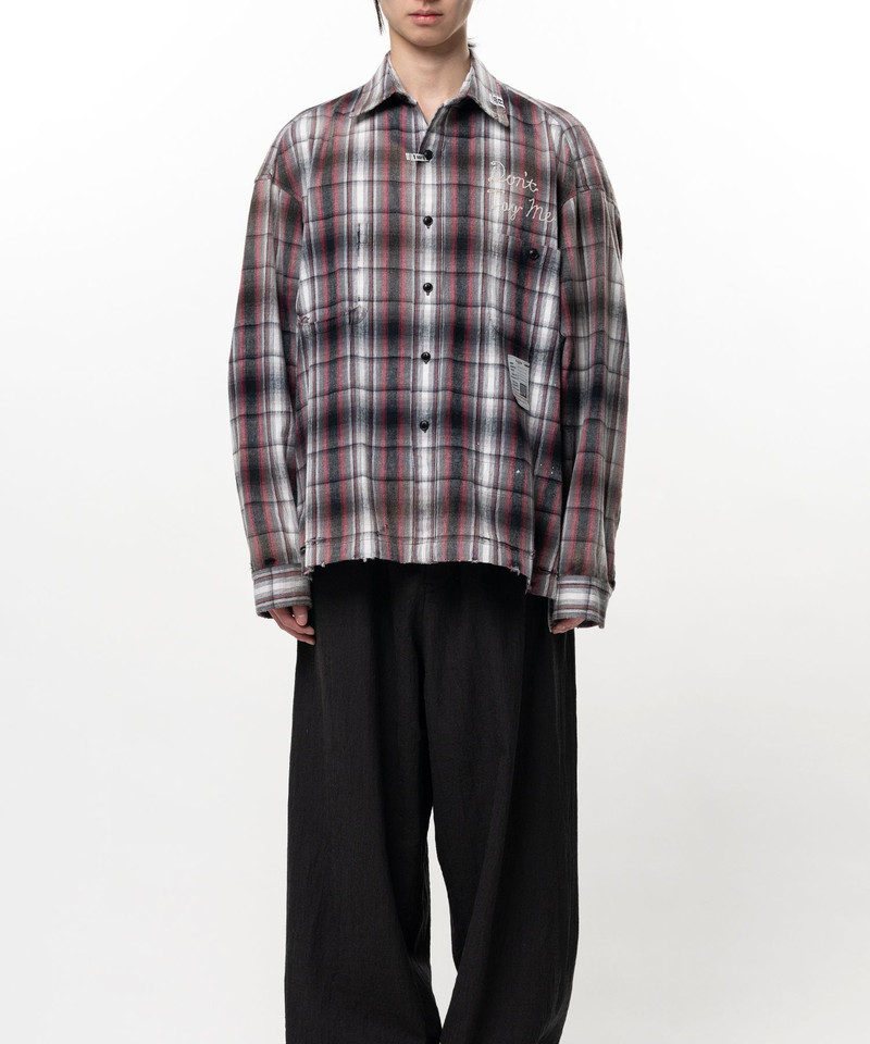 Maison MIHARAYASUHIRO Vintage Like Check Shirt outlook
