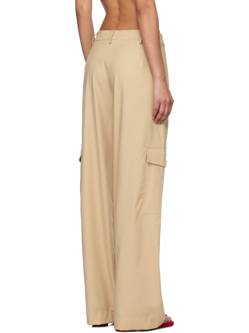 Beige Audrey Trousers - 3