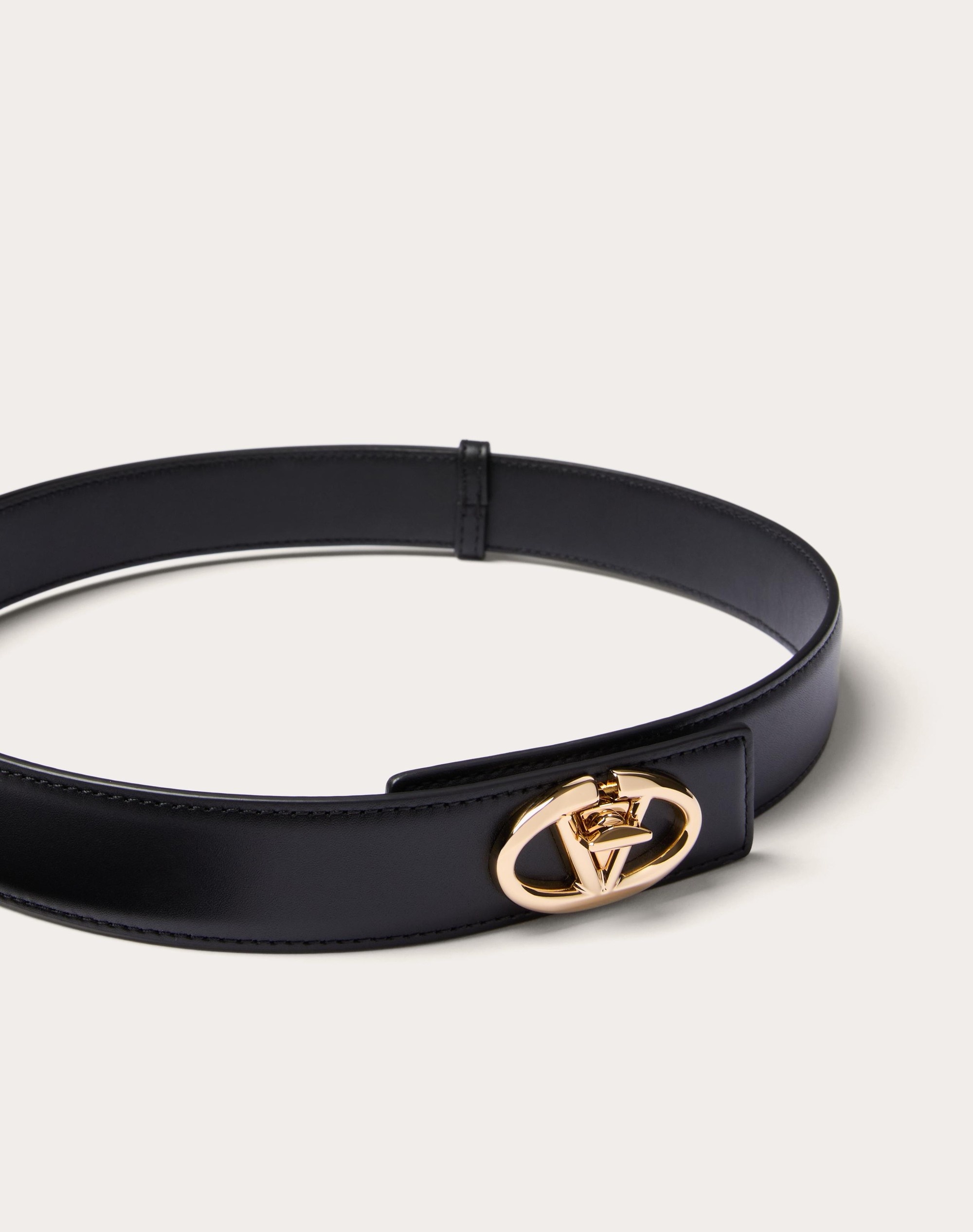 THE BOLD EDITION VLOGO CALFSKIN BELT 30 MM - 4