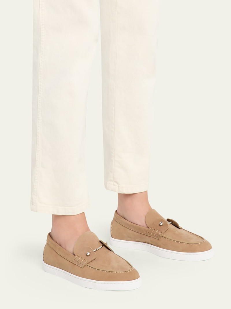 Christian Louboutin Chambeliboat Donna Nubuck Boat Shoes outlook