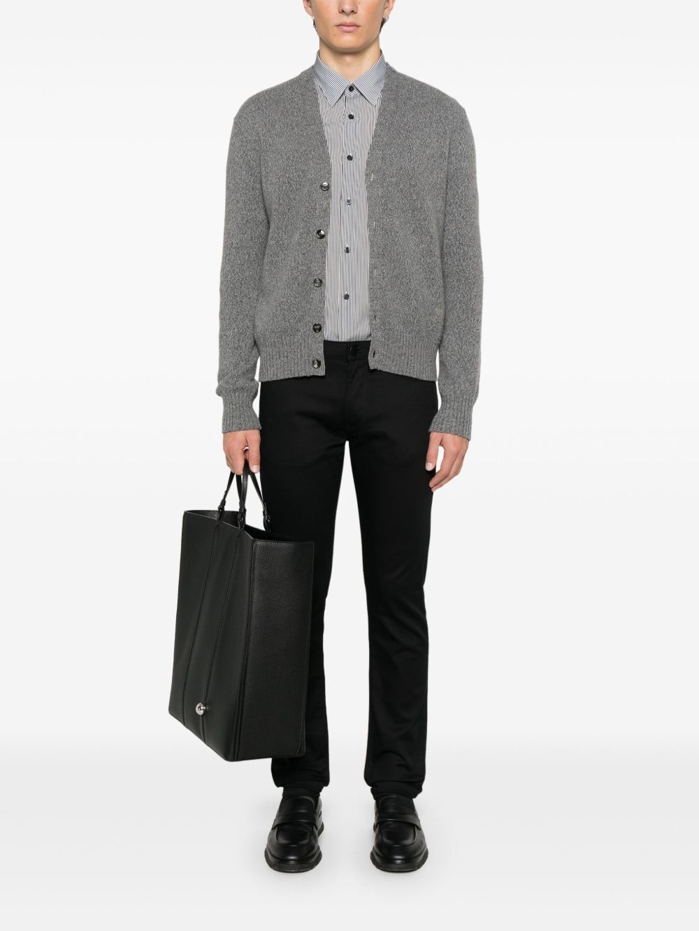 pinstripe shirt - 2