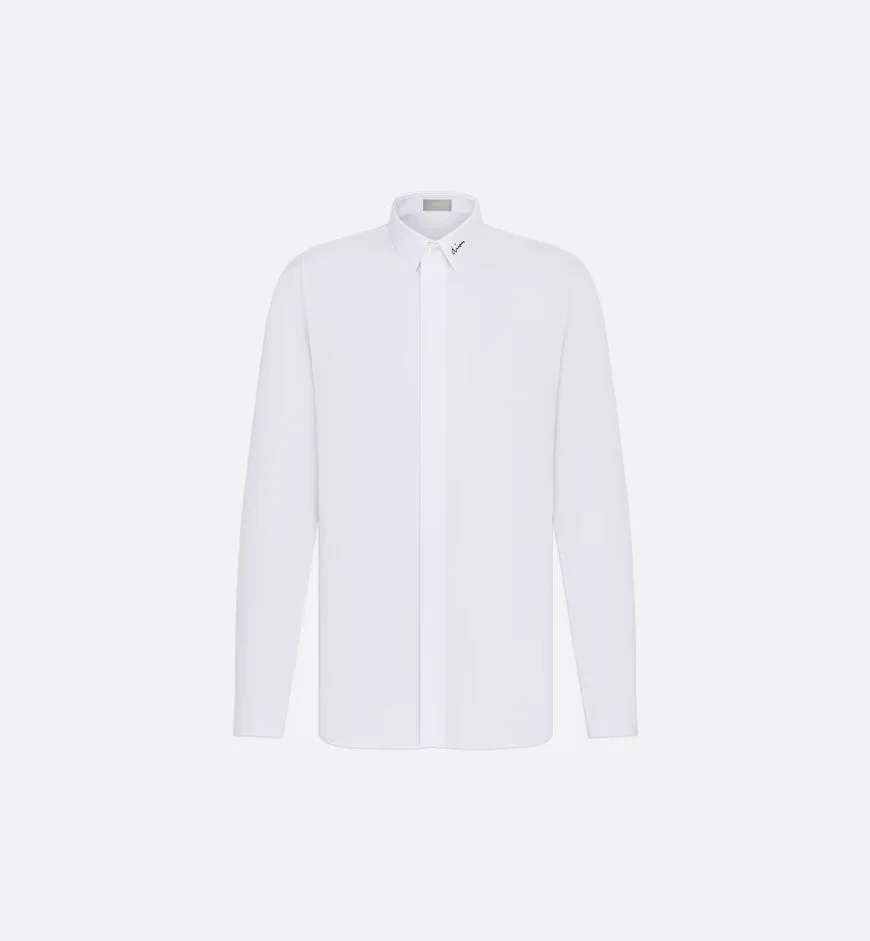 Dior Embroidery Cotton Shirt - 1