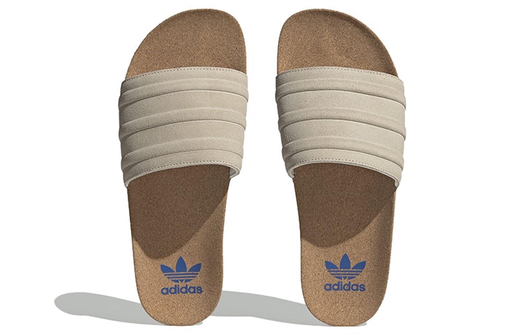 adidas Originals Adilette Premium Slides 'Cork Pack Wonder White' ID2016 - 5