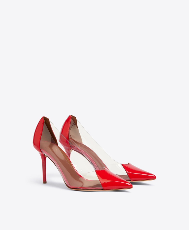 Morgan 85 - Red PVC Stiletto Heels 3