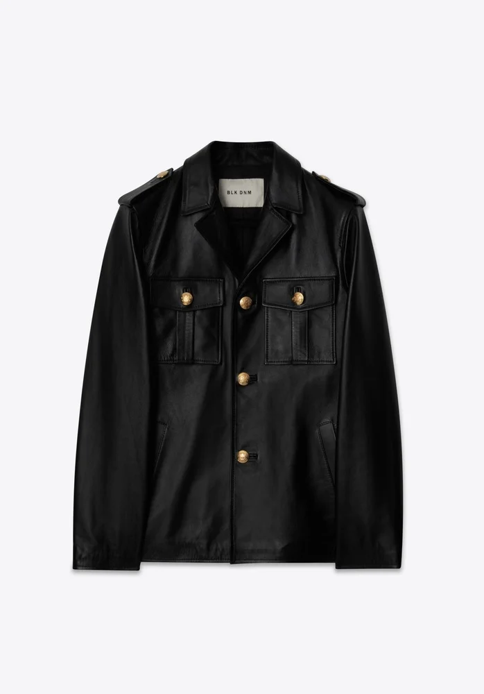 LEATHER JACKET 175 BLACK - 1