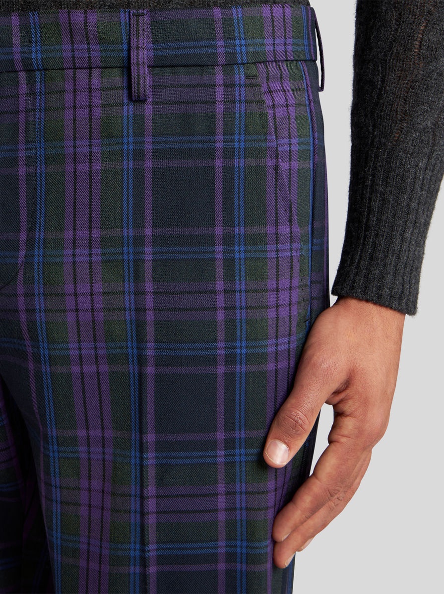 MAXI CHECK TROUSERS - 3