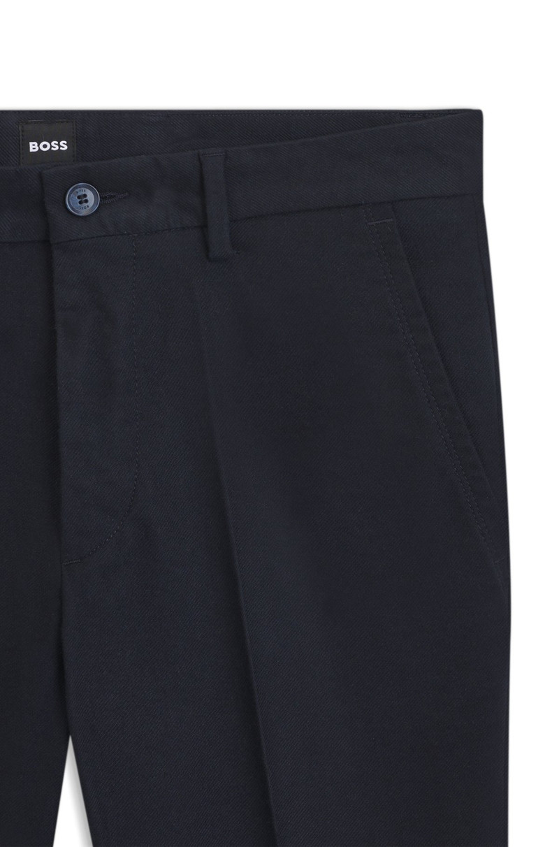 SLIM-FIT TROUSERS IN COTTON-BLEND TWILL 6