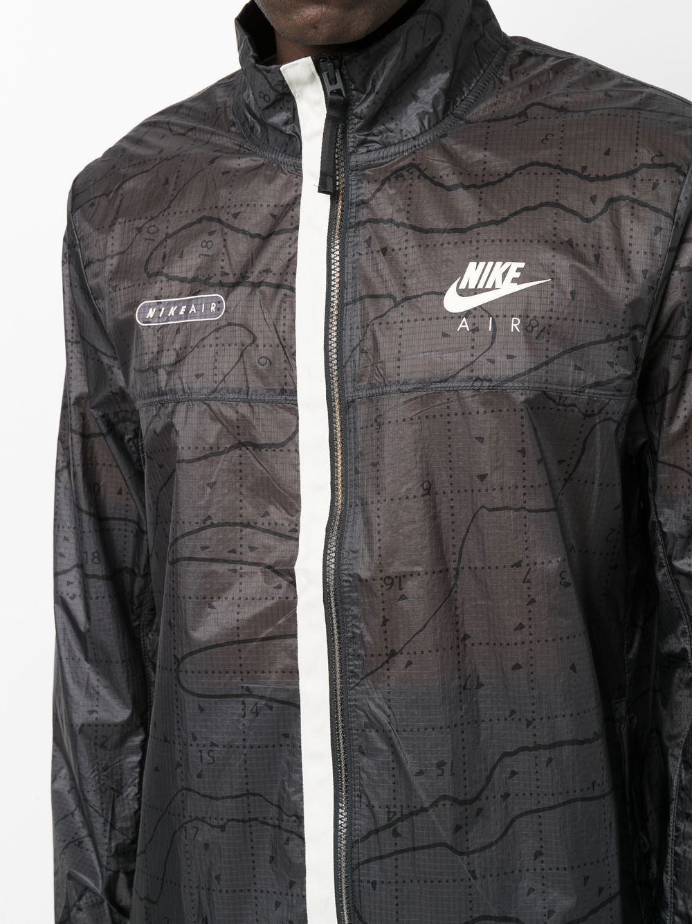 Swoosh zip-up lightweight jacket - 5