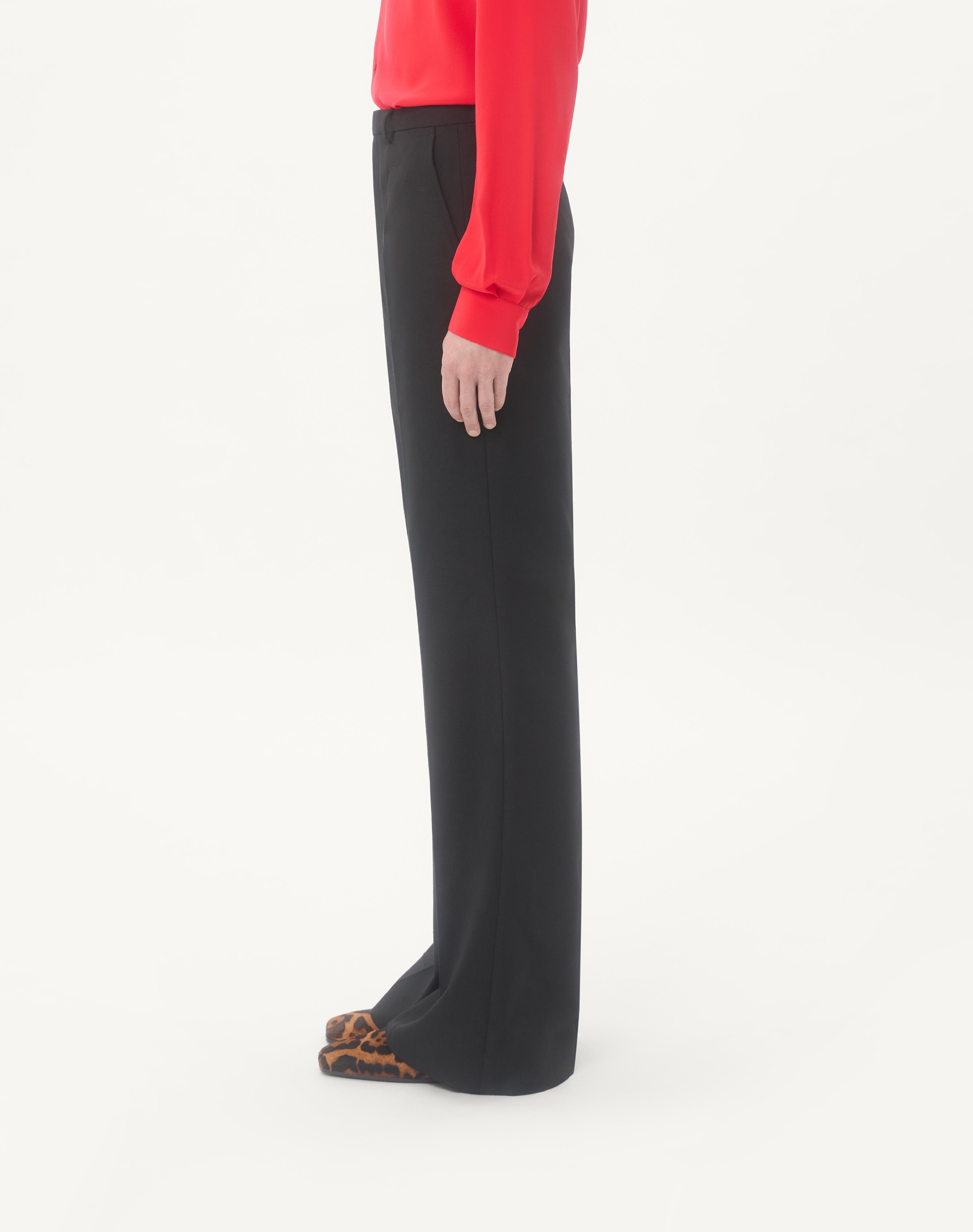 VALENTINO NYLON GABARDINE PANTS - 4