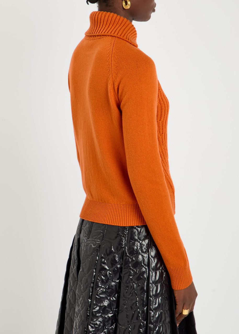 Moncler Roll-neck Wool and Cashmere-blend Jumper - 3